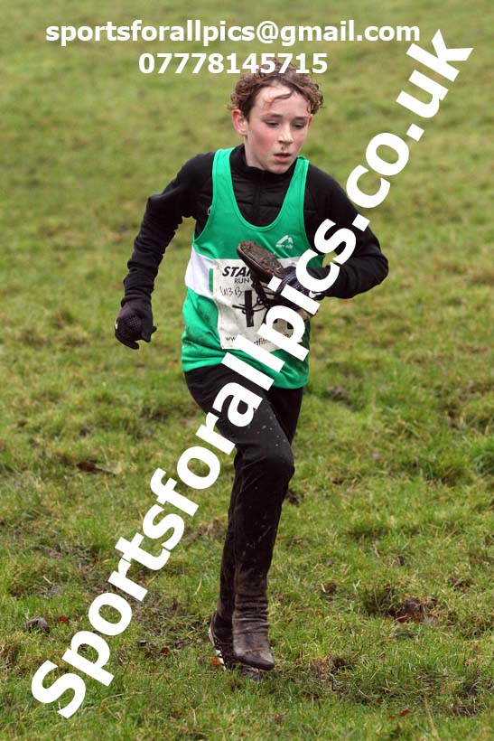 Boys under-13s, NECAA Junior Cross Country Relays, Thornley Farm, Peterlee, Saturday, December 12th. Photo: David T. Hewitson/Sports for All Pics